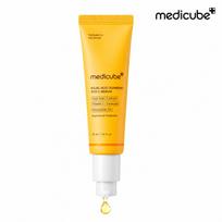 Medicube Kojic Acid Turmeric Vita Eye Gel Serum, Niacinamide Brightening & Dark Circle Care Retinol Eye Serum, 30ml yellow