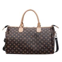 Prabangi lengva vandeniui atspari rankinio bagažo tašė trumpoms verslo kelionėms ir sportui One Size ruda