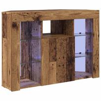vidaXL Kampinė LED televizoriaus spinta 100x40x68cm Senas medis