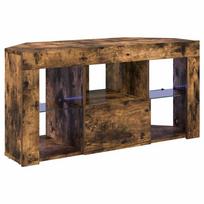 vidaXL Kampinė LED televizoriaus spinta 100 x 40 x 50 cm