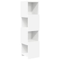 vidaXL Kampinė spintelė 25,5x25x102cm Apdirbta mediena