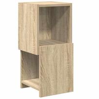 vidaXL Kampinė spintelė 25,5x25x55cm Apdirbta mediena Sonoma ąžuolas