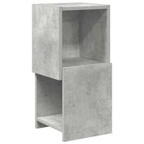 vidaXL Kampinė spintelė 25,5x25x55cm Apdirbta mediena Betono pilka