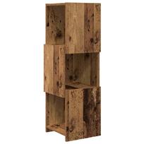 vidaXL Kampinė spintelė 30,5x30x95cm Apdirbta mediena Senas medis