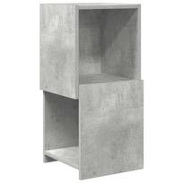 vidaXL Kampinė spintelė 30,5x30x65cm Apdirbta mediena Betono pilka