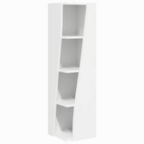 vidaXL Kampinė spintelė 27,5x27x102cm Apdirbta mediena