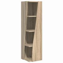 vidaXL Kampinė spintelė 27,5x27x102cm Apdirbta mediena Sonoma ąžuolas