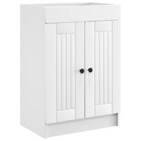 vidaXL Vonios spintelė po kriaukle Balta 78,5 x 37,5 x 81 cm