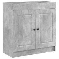 vidaXL Vonios spintelė po kriaukle Betono pilka 56 x 37,5 x 81 cm
