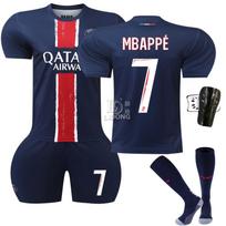 24-25 PSG Namų futbolo marškinėliai Mbappe 7 Greitai džiūstantys, kvėpuojantys, gerbėjų versija #28 mėlyna