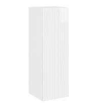 vidaXL Prisegamas Vonios Spintelė Itin blizgi balta 33 x 34,5 x 100 cm