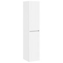 vidaXL Prisegamas Vonios Spintelė Balta 33 x 34,5 x 160 cm