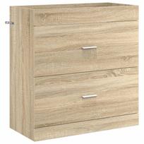 vidaXL Vonios spintelė po kriaukle Sonoma ąžuolas 78,5 x 37,5 x 81 cm