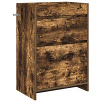vidaXL Vonios spintelė po kriaukle Dūminio ąžuolo 56 x 37,5 x 81 cm