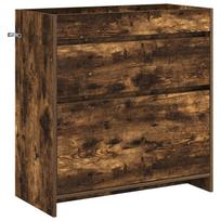 vidaXL Vonios spintelė po kriaukle Dūminio ąžuolo 78,5 x 37,5 x 81 cm