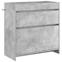 vidaXL Vonios spintelė po kriaukle Betono pilka 78,5 x 37,5 x 81 cm