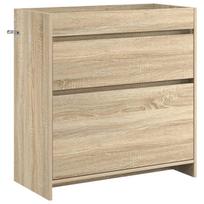 vidaXL Vonios spintelė po kriaukle Sonoma ąžuolas 78,5 x 37,5 x 81 cm