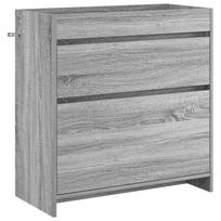 vidaXL Vonios spintelė po kriaukle Pilka Sonoma 78,5 x 37,5 x 81 cm