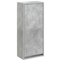 vidaXL Vonios spintelė Betono pilka 35 x 20 x 81 cm Apdirbta mediena