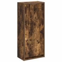 vidaXL Vonios spintelė Dūminio ąžuolo 35 x 20 x 81 cm Apdirbta mediena