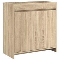 vidaXL Vonios spintelė po kriaukle Sonoma ąžuolas 78,5 x 37,5 x 81 cm