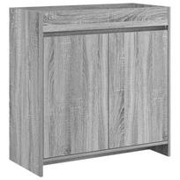 vidaXL Vonios spintelė po kriaukle Pilka Sonoma 78,5 x 37,5 x 81 cm