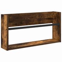 vidaXL Žurnalų stovas Rūkyta ąžuolas 60 x 12 x 30 cm Apdirbta mediena