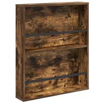vidaXL Žurnalų stovas Dūminio ąžuolo 60 x 12 x 70 cm Apdirbta mediena
