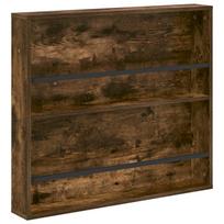 vidaXL Žurnalų stovas Dūminio ąžuolo 80 x 12 x 70 cm Apdirbta mediena