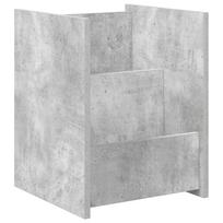 vidaXL Žurnalų stovas Betono pilka 35 x 35 x 45 cm Apdirbta mediena