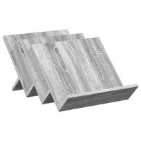 vidaXL Žurnalų stovas Pilkas Sonoma 53 x 40 x 28,5 cm Apdirbta mediena