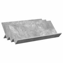 vidaXL Žurnalų stovas Betono pilka 90 x 53 x 28,5 cm Apdirbta mediena