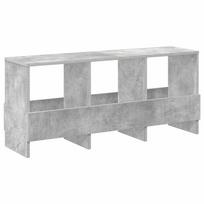 vidaXL Žurnalų stovas Betono pilka 102 x 30 x 45 cm
