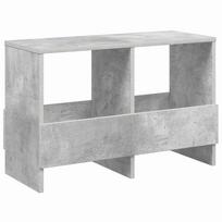 vidaXL Žurnalų stovas Betono pilka 68,5 x 30 x 45 cm