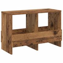 vidaXL Žurnalų stovas Senas medis 68,5 x 30 x 45 cm