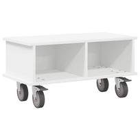vidaXL Televizoriaus stovas 68,5 x 35 x 35 cm Balta Apdirbta mediena