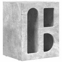 vidaXL Naktinis staliukas ELST Betono pilka 40 x 35 x 50 cm