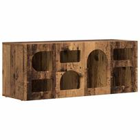 vidaXL Televizoriaus spintelė ELST 100 x 35 x 40 cm Senas medis