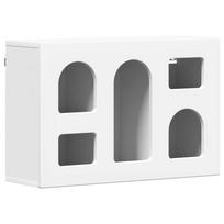 vidaXL Pakabinama spintelė ELST Balta 60 x 20 x 40 cm Apdirbta mediena