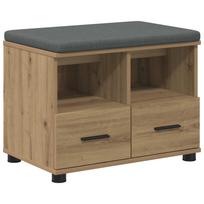 vidaXL Koridoriaus suolas Amatinė Ąžuolas 60 x 38 x 46 cm