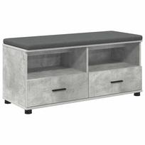 vidaXL Koridoriaus suolas Betono Pilka 100 x 38 x 46 cm