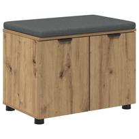vidaXL Koridoriaus suolas Amatinė Ąžuolas 60 x 38 x 46 cm