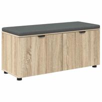 vidaXL Koridoriaus suolas su pagalve Sonoma ąžuolas 100 x 38 x 46 cm