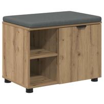 vidaXL Koridoriaus suolas Amatinė Ąžuolas 60 x 38 x 46 cm