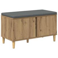 vidaXL Koridoriaus suolas Amatinė Ąžuolas 80 x 38 x 46 cm