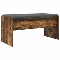 vidaXL Koridoriaus suolas su pagalve Rūkyta ąžuolas 83 x 38 x 40 cm
