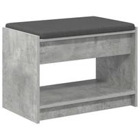 vidaXL Koridoriaus suolas Betono Pilka 63 x 38 x 45 cm