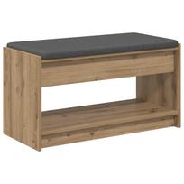 vidaXL Koridoriaus suolas Amatinė Ąžuolas 83 x 38 x 45 cm