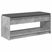 vidaXL Koridoriaus suolas Betono Pilka 103 x 38 x 45 cm