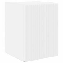 vidaXL TV sieninė spintelė 30 x 31 x 40 cm Balta Apdirbta mediena